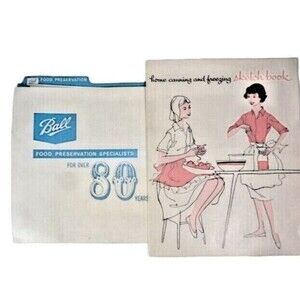 Ball Food Home Canning 1950 Preservation Specialists Vintage Pamphlet Book